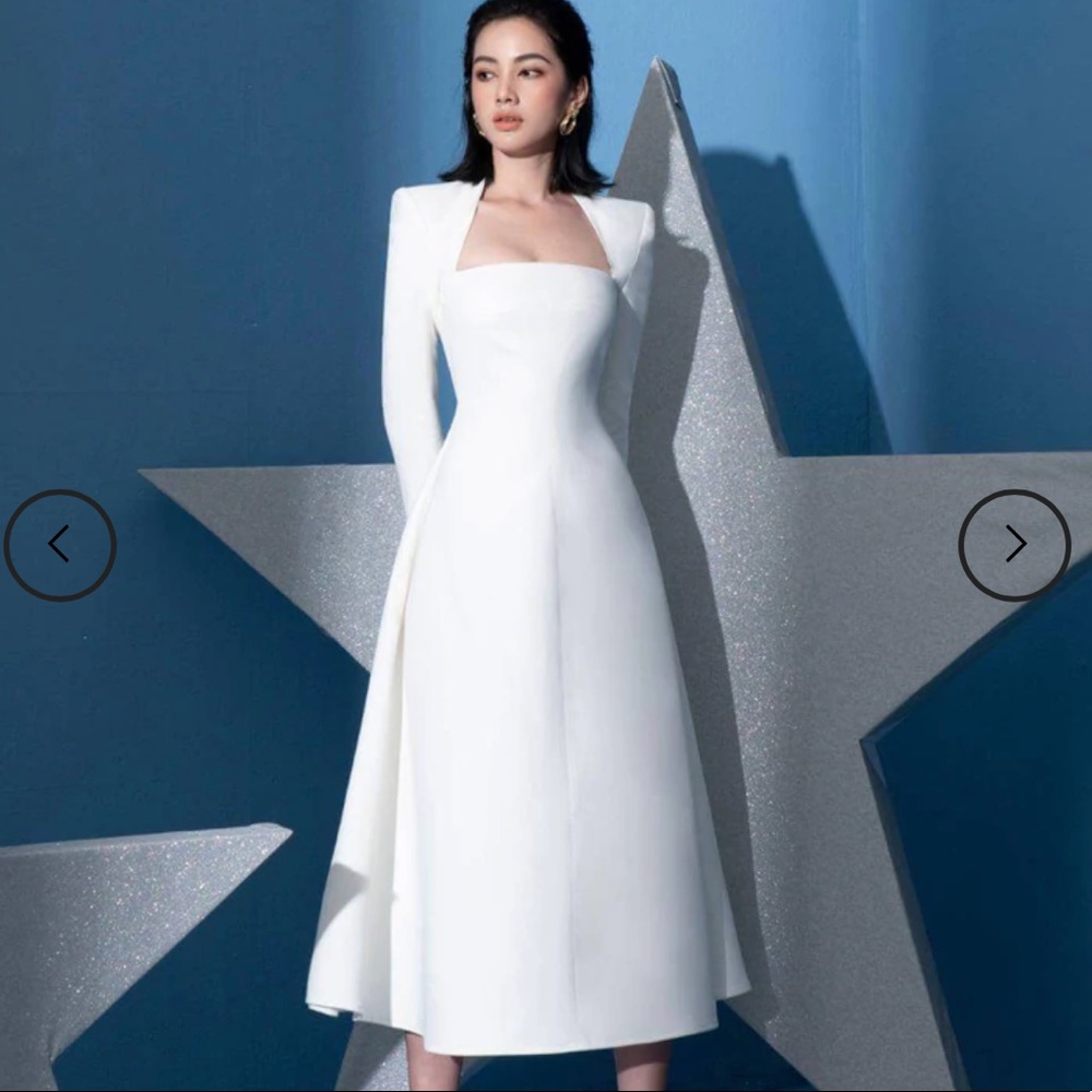 White bridal Dress